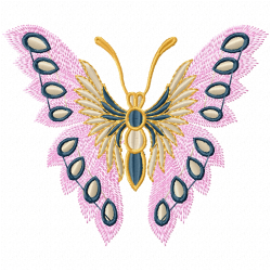 Butterfly Embroidery Design 6 Butterfly Embroidery Design 6